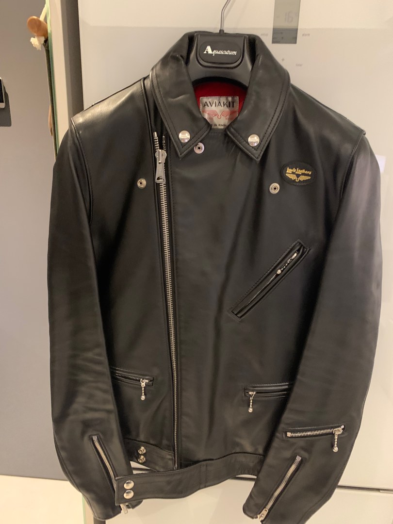 Slim 版) Lewis Leathers 441T Tight Fit Cyclone leather biker