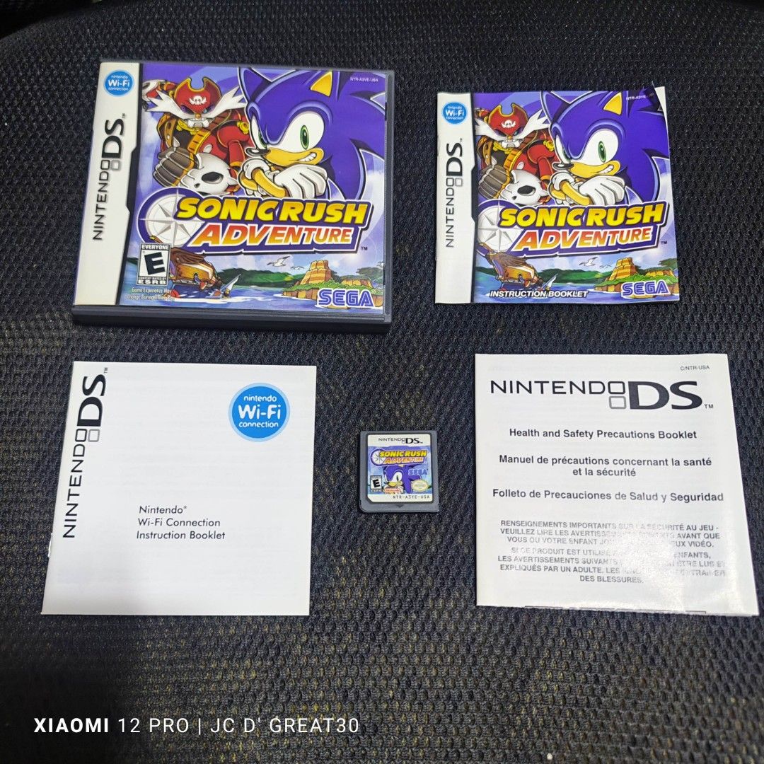 Jeu Sonic Rush Adventure Nintendo DS - Version Française Neuve Sous Blister