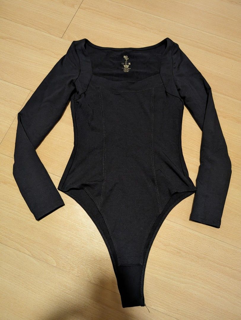 SOTP Misty Black Bodysuit (Similar to Skims), Women's Fashion