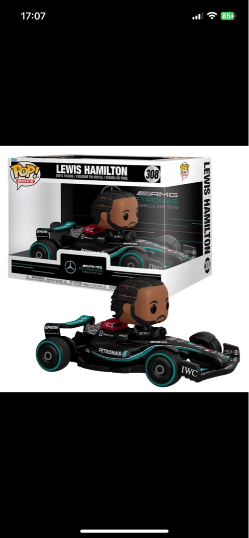 Funko Pop! Lewis Hamilton Mercedes F1 AMG Petronas