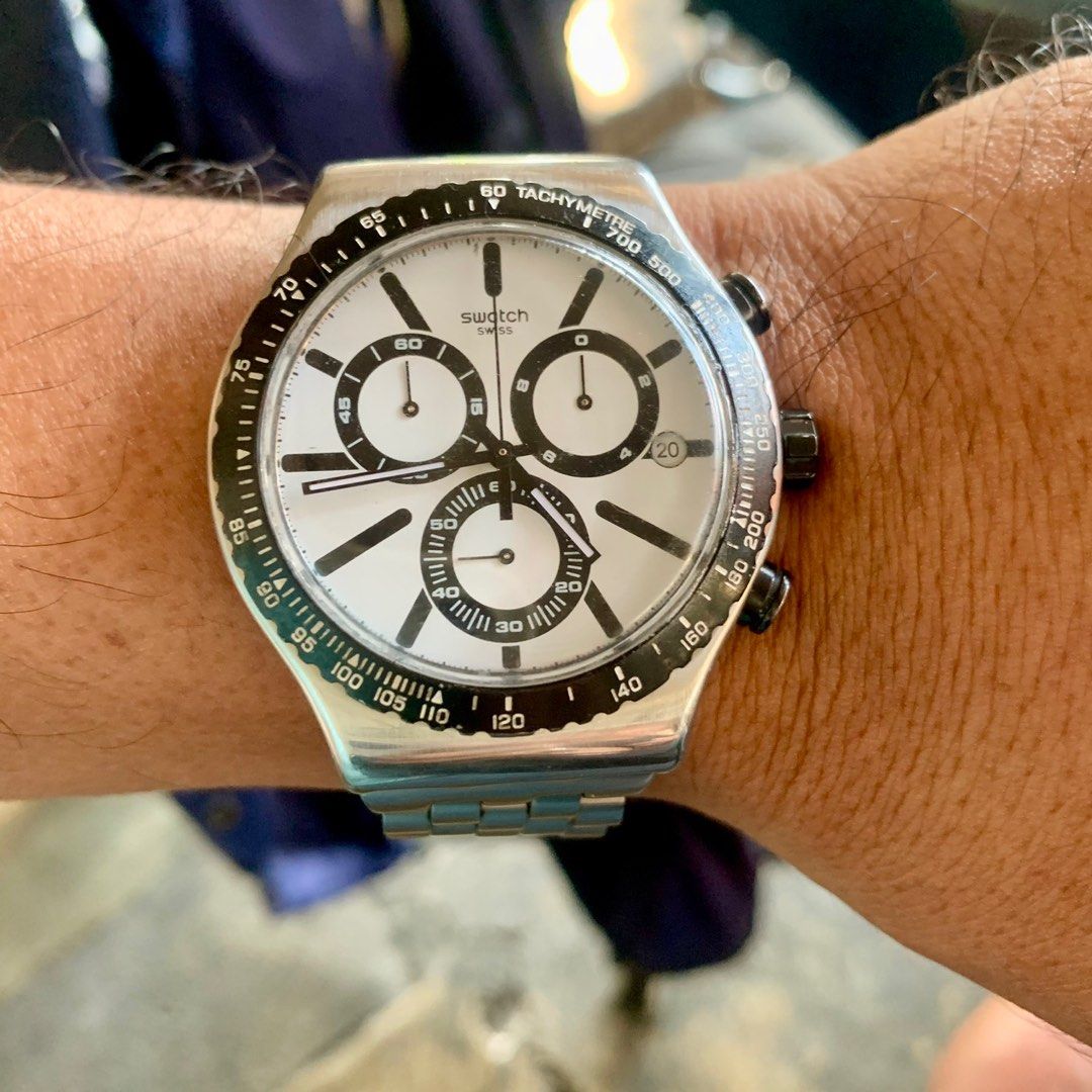 Swatch irony chrono medium sale