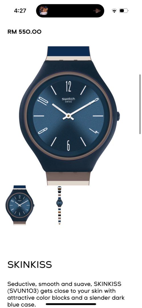 Swatch skinkiss