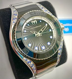 Technomarine Blue Manta Diamond Women's Watch BRAND NEW! Techno Marine