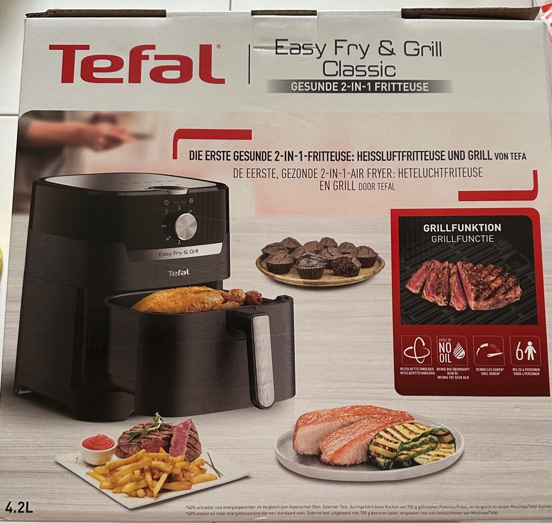 Tefal Easy Fry and Grill Classic Air Fryer, TV & Home Appliances