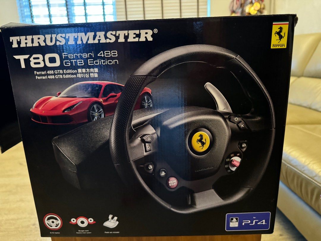Thrustmaster T80 Ferrari 488 GTB edition, Video Gaming, Gaming