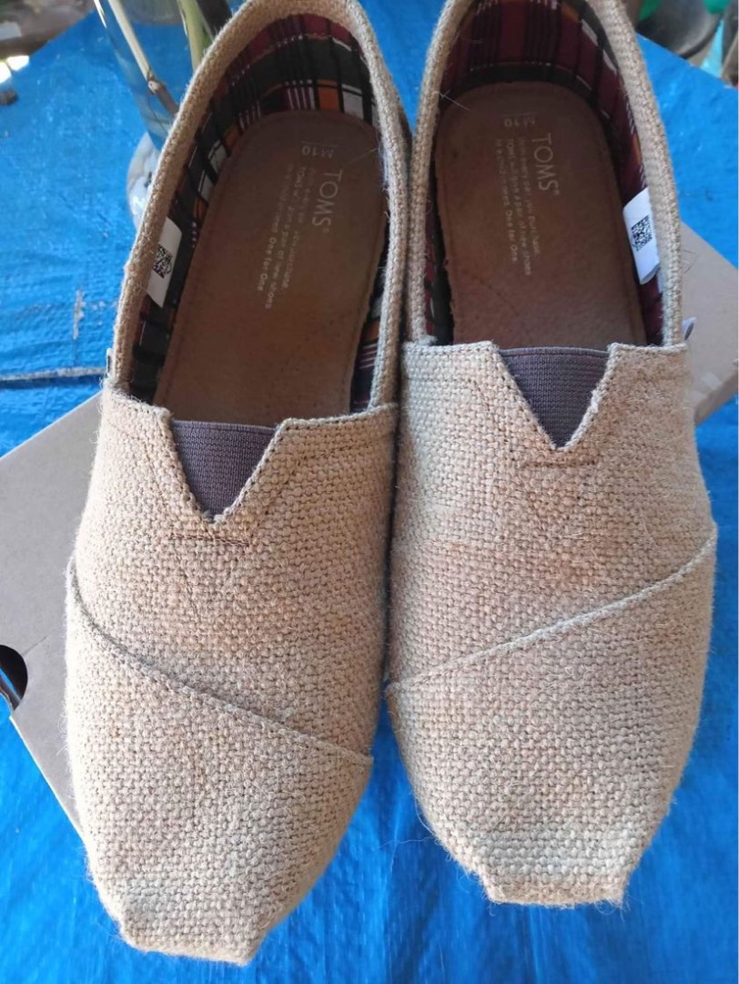 Toms burlap men's on sale
