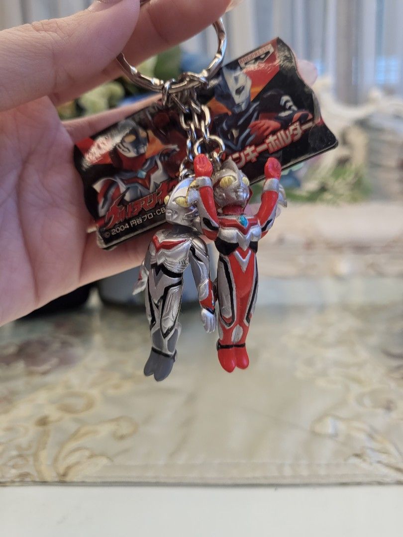 Ultraman Double Figure Keychain (Category: Character Goods) located in San Fernando. Submitted by jpmarketplace2023 (Listing ID 1274251215, Image 1). Description: -Ultraman double figure keychain for only PHP300 -Authentic from Japan.
