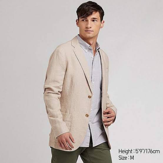 Uniqlo linen blazer clearance