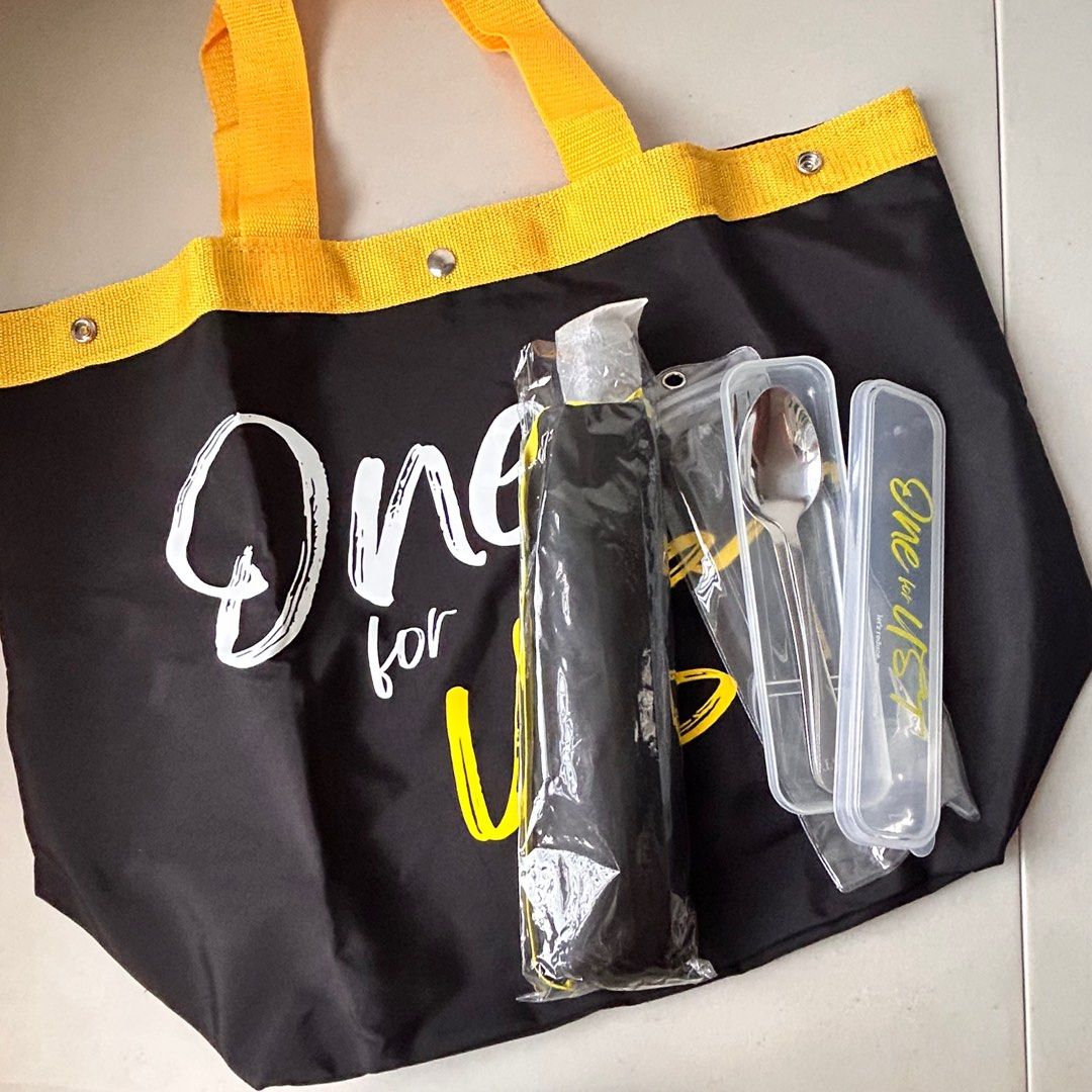 UST Freshie Kit with Umbrella, Tote Bag, and Utensils set Merch