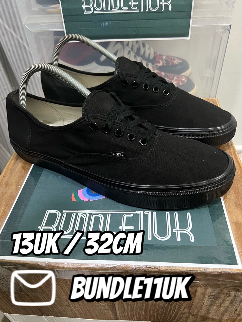 Vans Authentic Core Classic Black 13UK Men s Fashion Footwear