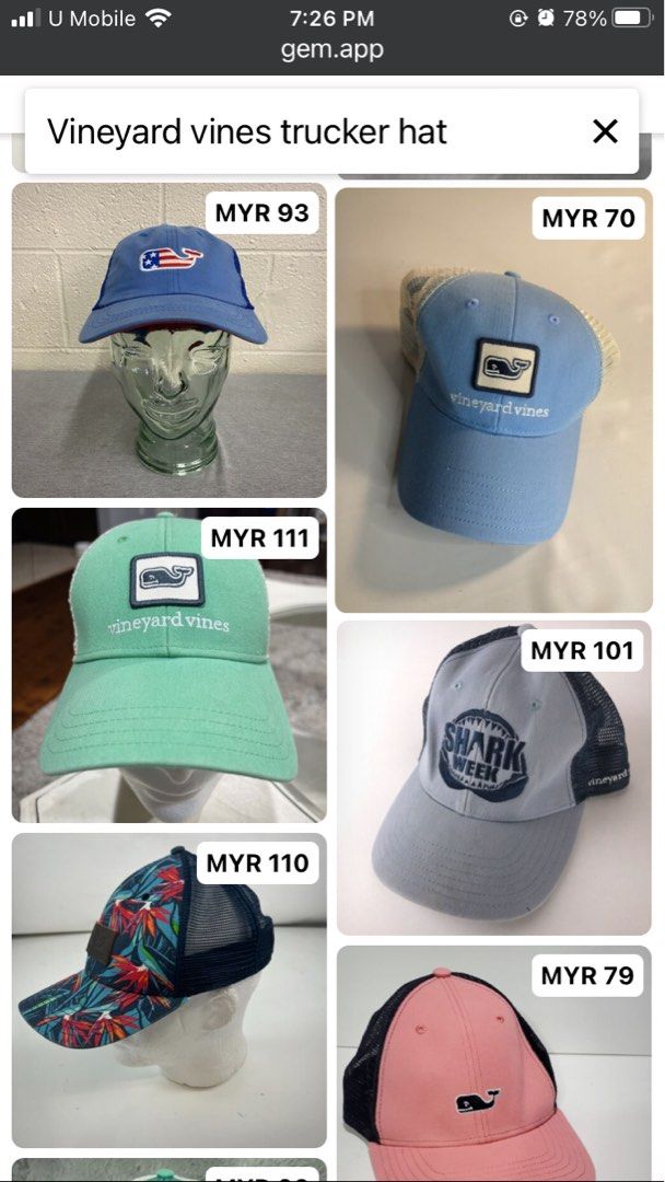 Vineyard vines 2025 shark week hat