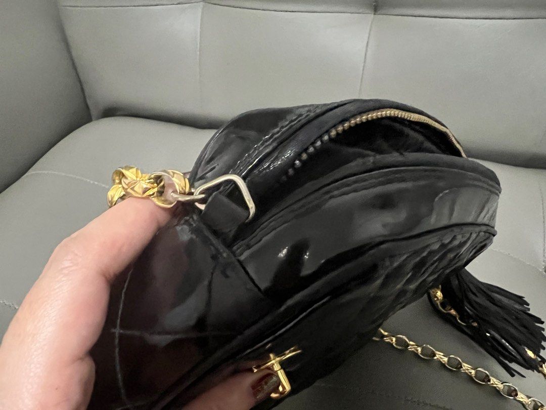 Vintage Chanel Patent Camera Bag