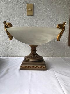 Vintage Large Italian Victorian Centerpiece  Bowl