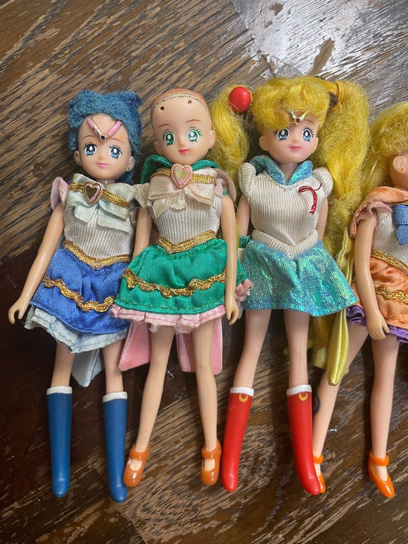 Sailor moon doll poupée vintage with gloves