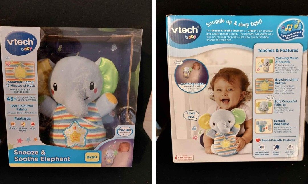 Vtech elephant snooze on sale