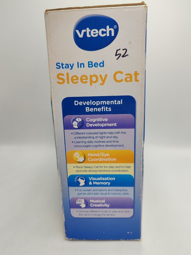Vtech Stay In Bed Sleepy Cat B22