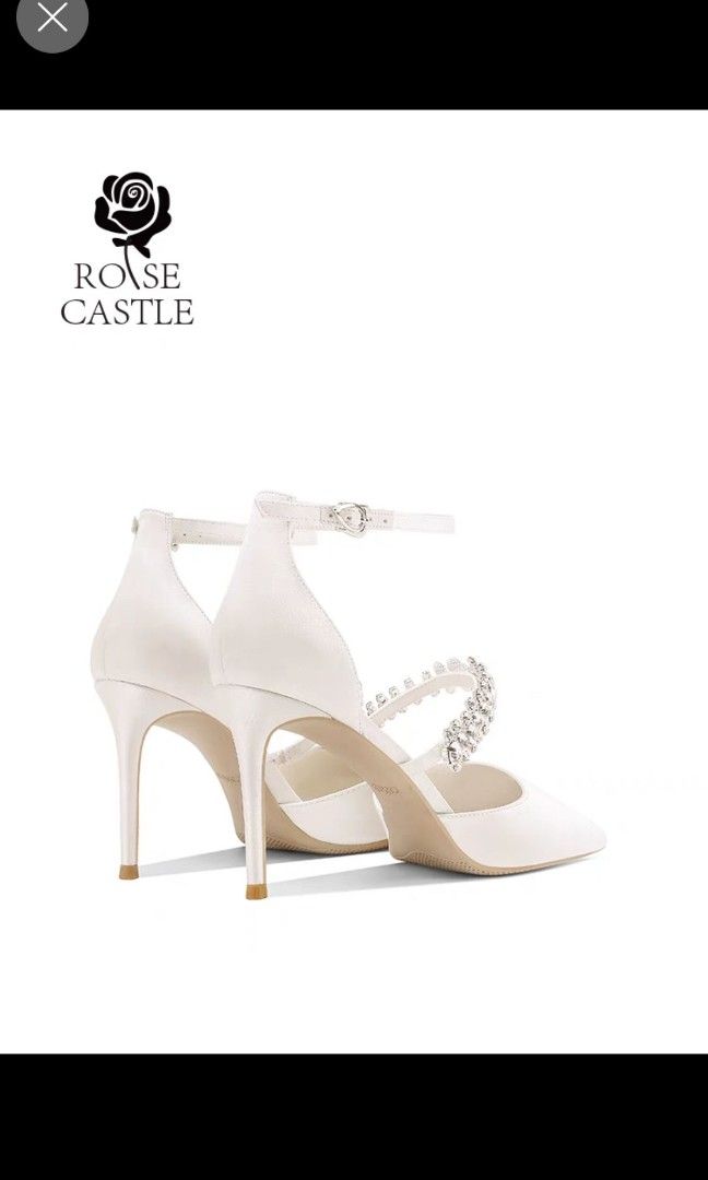 White open toe sales wedding shoes
