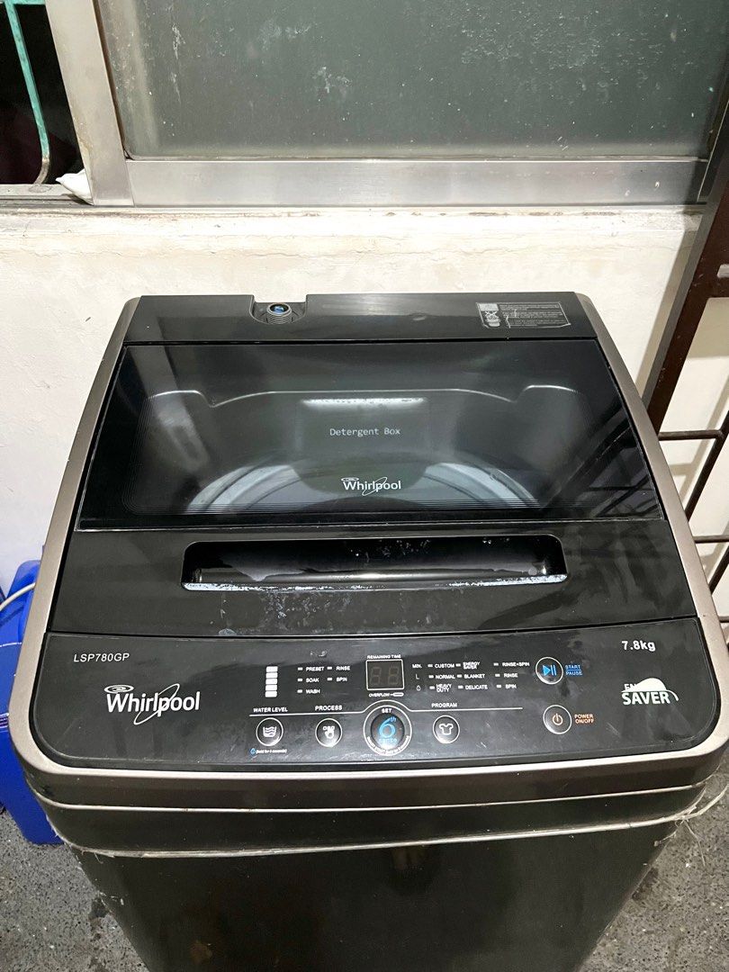 WHIRLPOOL AWM LSP780GP (7.8 capacity), TV & Home Appliances, Washing