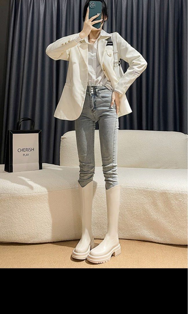 Cheap white boots best sale for costume