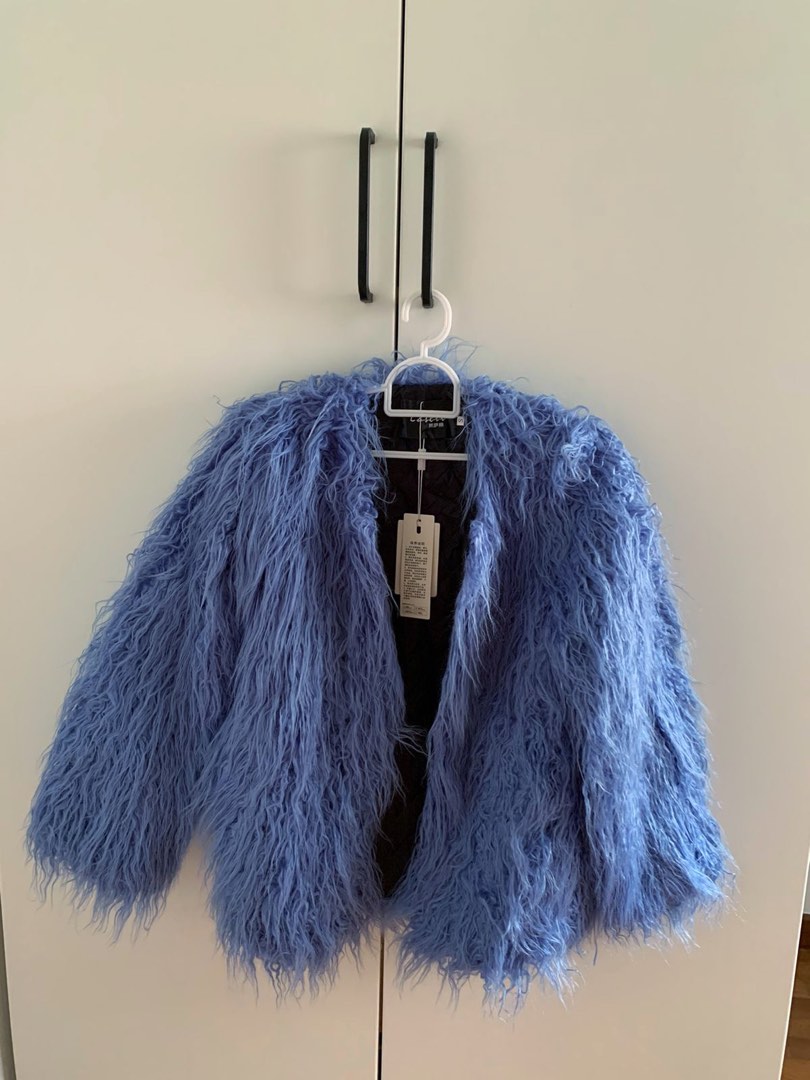Winter Jacket Fur Blue Woman Holiday Women s Fashion Coats