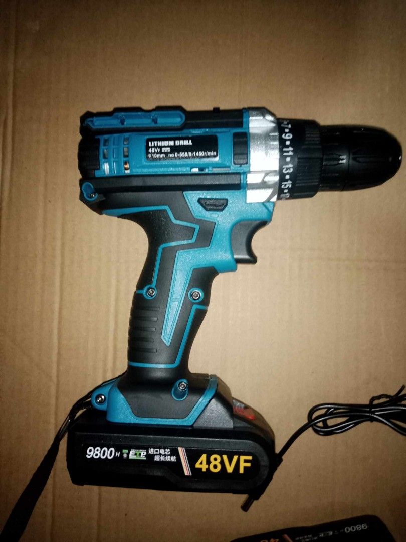 Wireless Drill (Category: Construction Tools & Equipment) located in Manila. Submitted by redonlineshop (Listing ID 1274189349, Image 1). Description: Wireless Drill ₱1400 ON HAND BRAND NEW Mode of Payment: Gcash,COD Same day delivery + Delivery Fee.