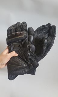 WOMENS OLYMPIA LEATHER MOTORCYCLE GLOVES