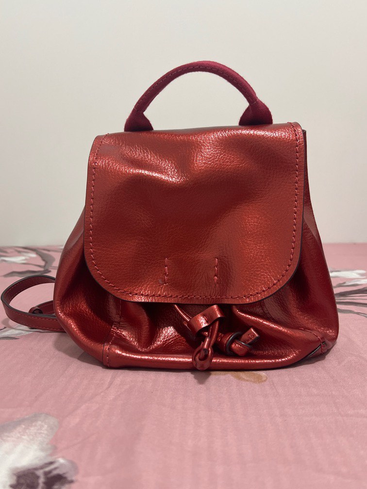Red coach backpack outlet