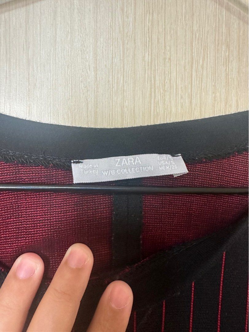 zara stripe long sleeve (Category: Longsleeves) located in Pasig City. Submitted by danda24 (Listing ID 1274283498, Image 2). Description: kasya up to semi large frame not stretchable for office.