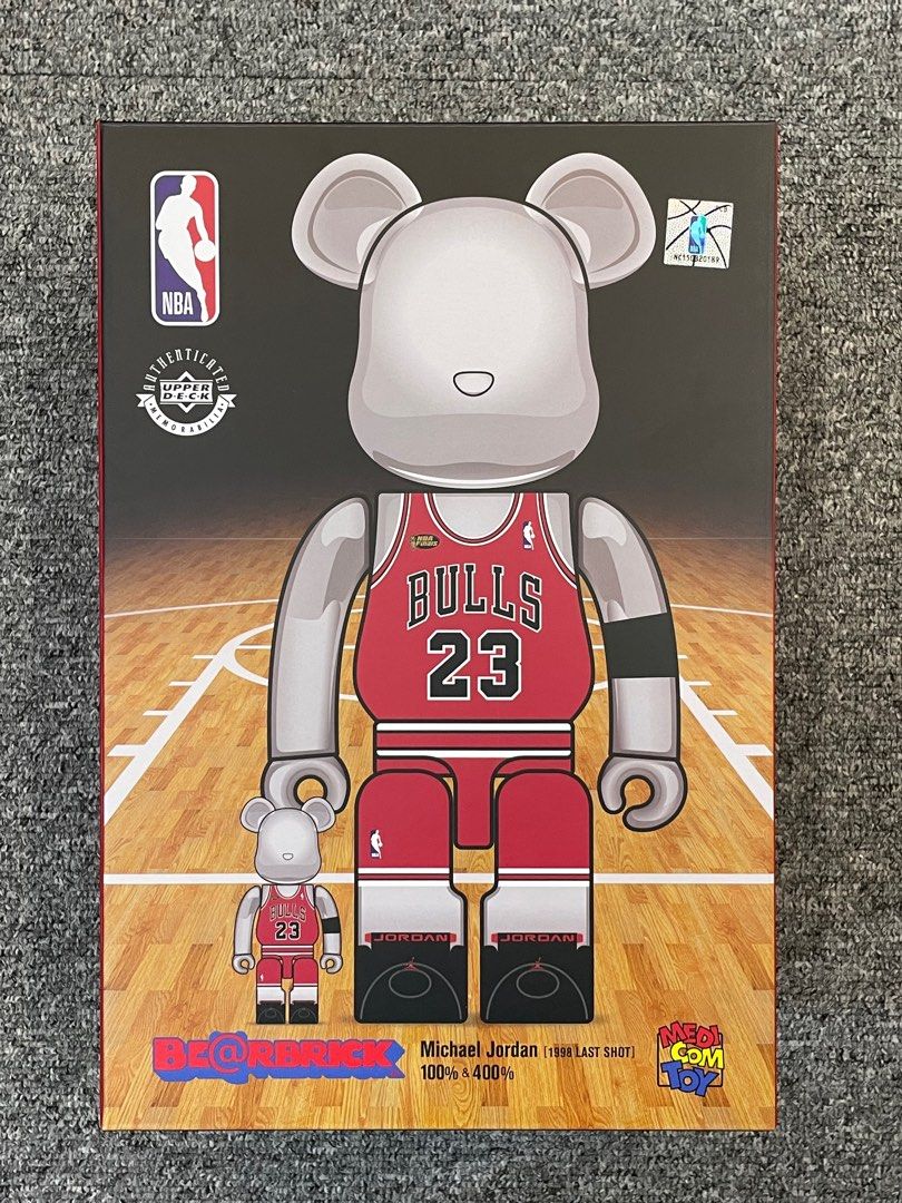 100％ & 400％ BE@RBRICK Michael Jordan 1998 LAST SHOT, 興趣及遊戲