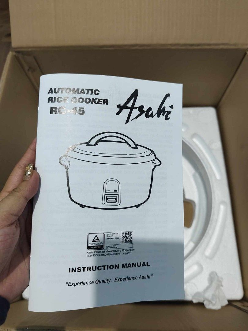 10 liters asahi rice cooker, TV & Home Appliances, Kitchen Appliances