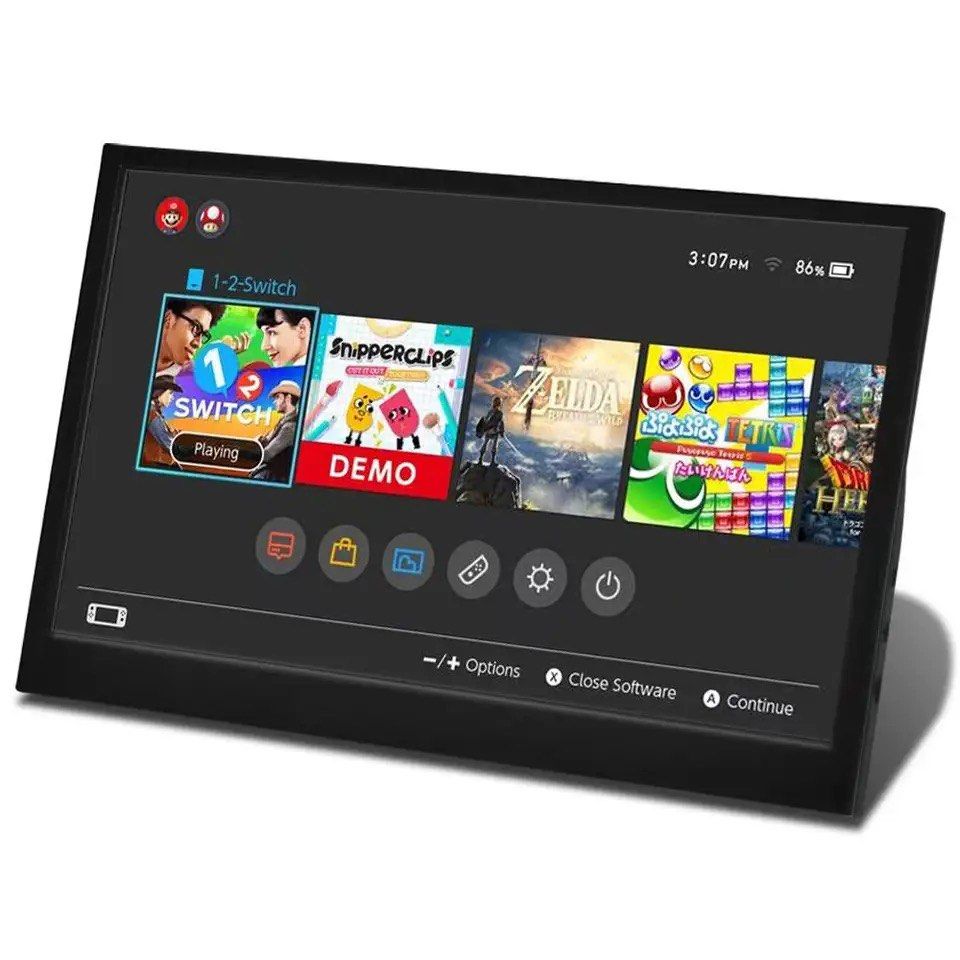 11.6 inch Portable monitor 1366X768 lcd display TFT gaming monitor