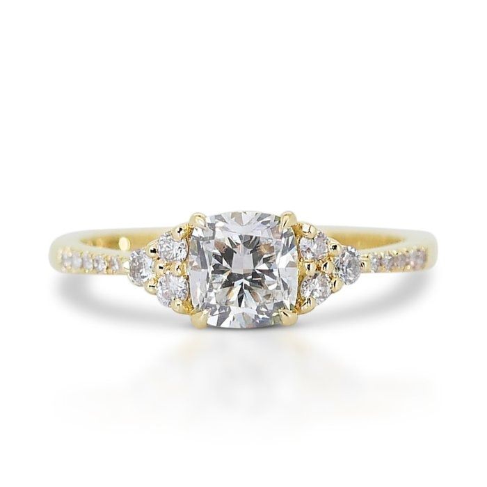 Gold pave diamond discount band