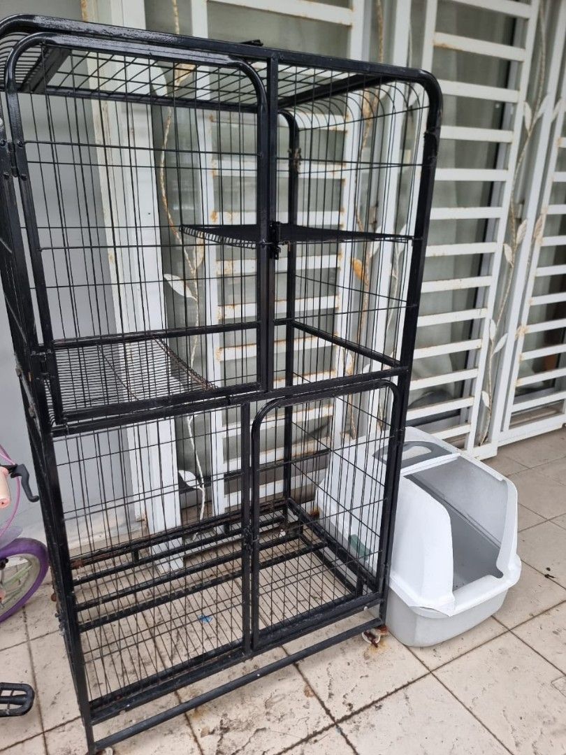 Cat online cage carousell