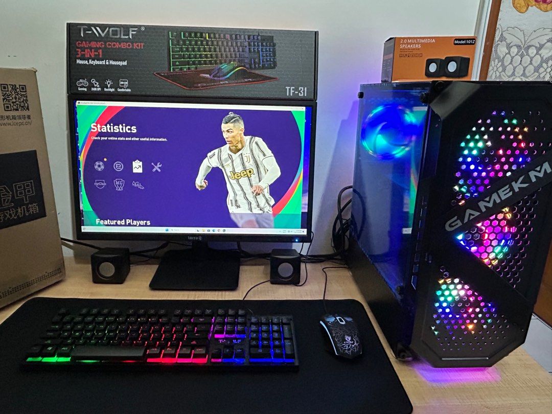 85 brand new 9th Gen Core i5 of gaming PC, 電腦及科技產品, 桌上電腦或筆記型電腦在旋轉拍賣