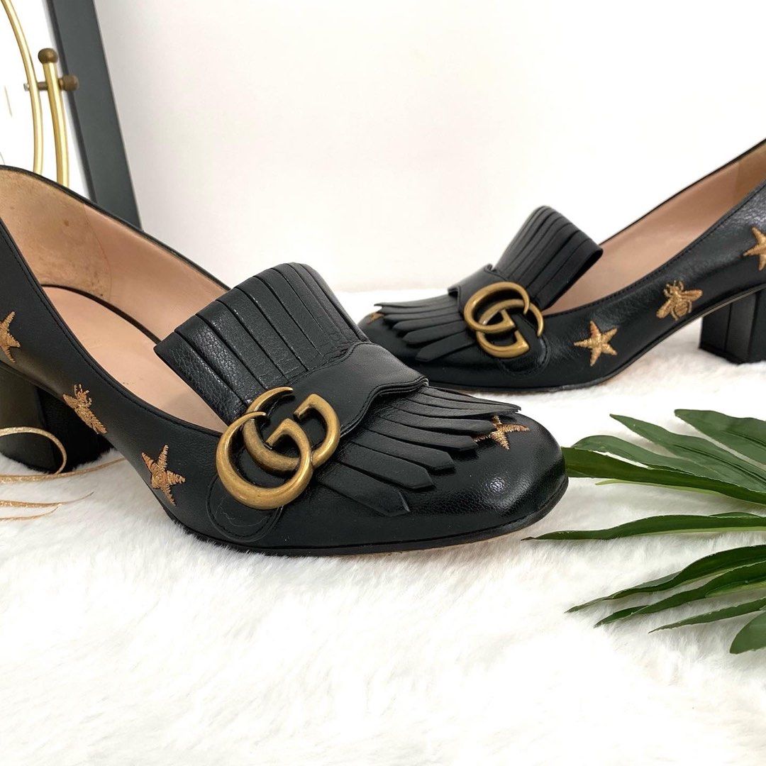Gucci gg marmont pump sales