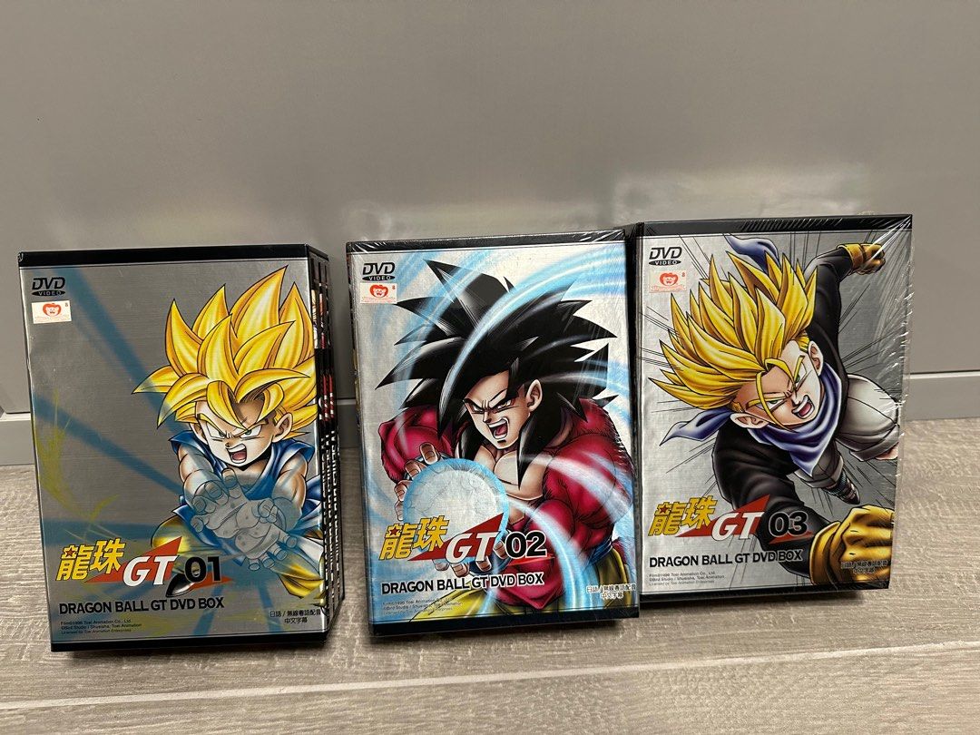 幾乎全新Dragonball GT 龍珠GT DVD Box set 1-64話, 興趣及遊戲, 音樂 