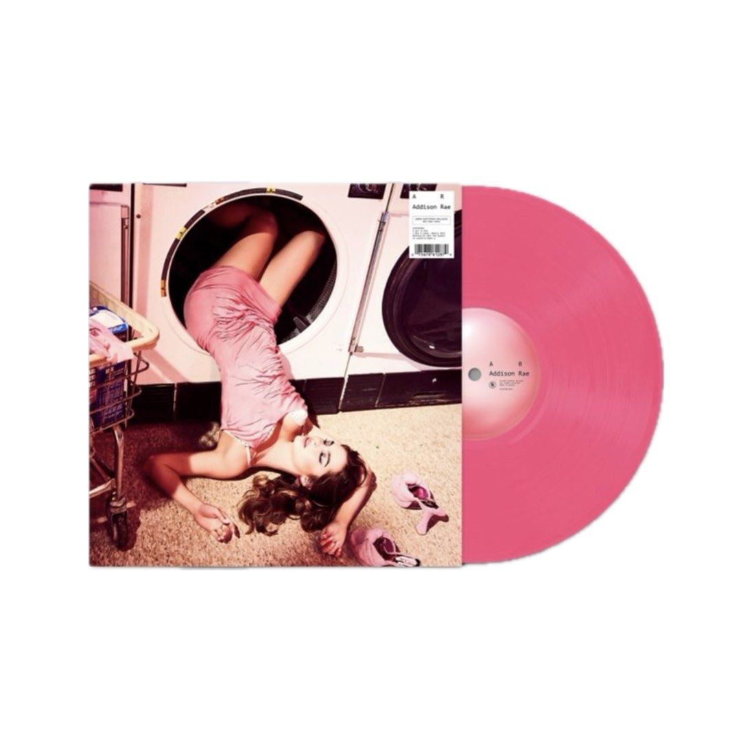 Addison Rae - AR (UO exclusive hot pink Lp), Hobbies & Toys, Music ...