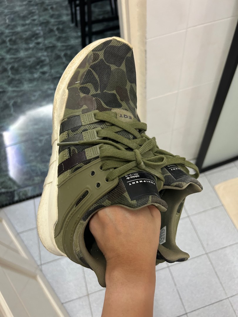 Adidas eqt support adv camo olive best sale