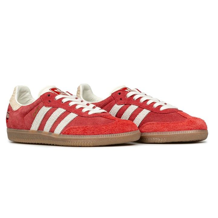 Adidas originals samba red outlet