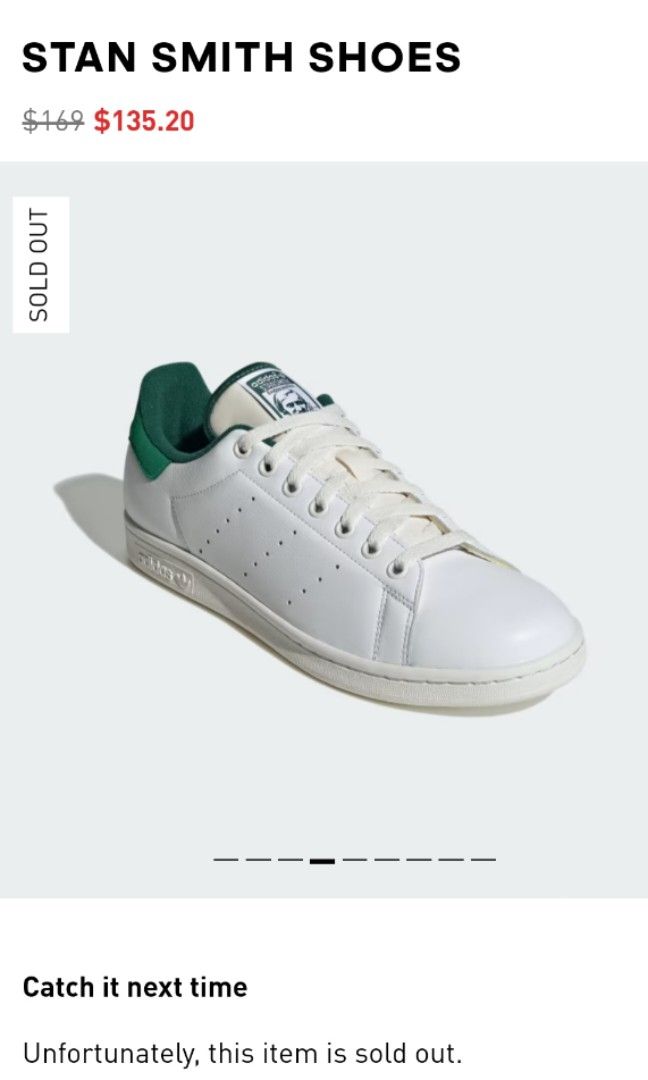 Adidas Stan Smith Leather Shoes Men s Fashion Footwear Sneakers