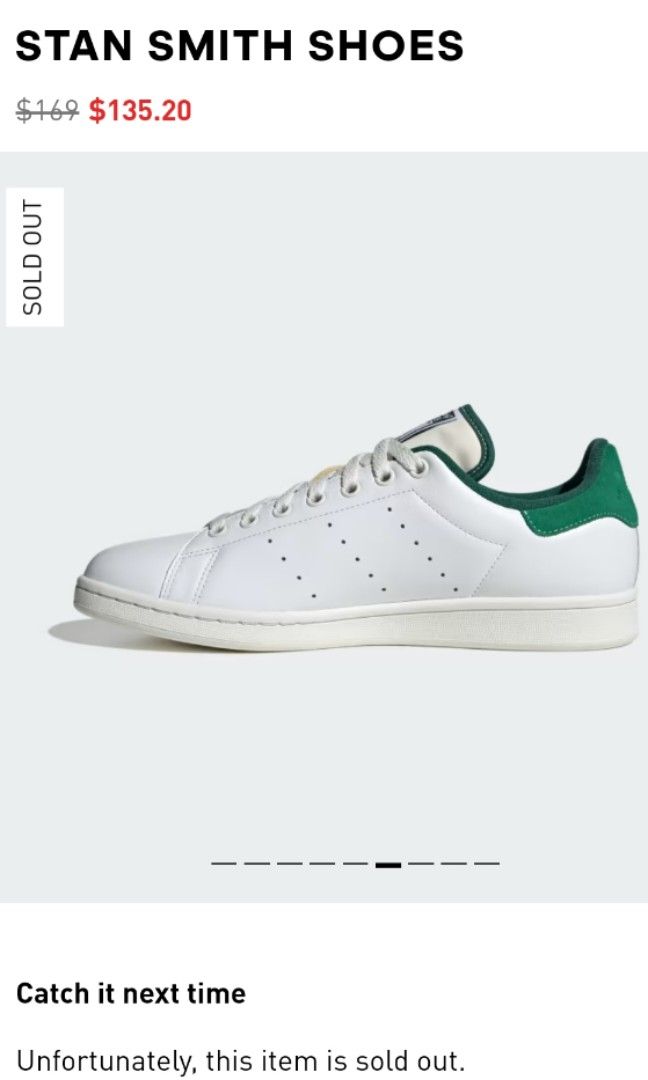 Adidas Stan Smith Leather Shoes Men s Fashion Footwear Sneakers