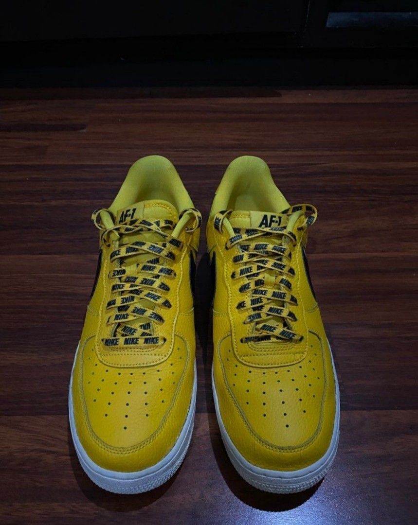 Nike af1 nba amarillo best sale
