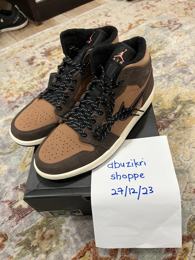 AIR JORDAN 1 AJ1 MID SE BROWN