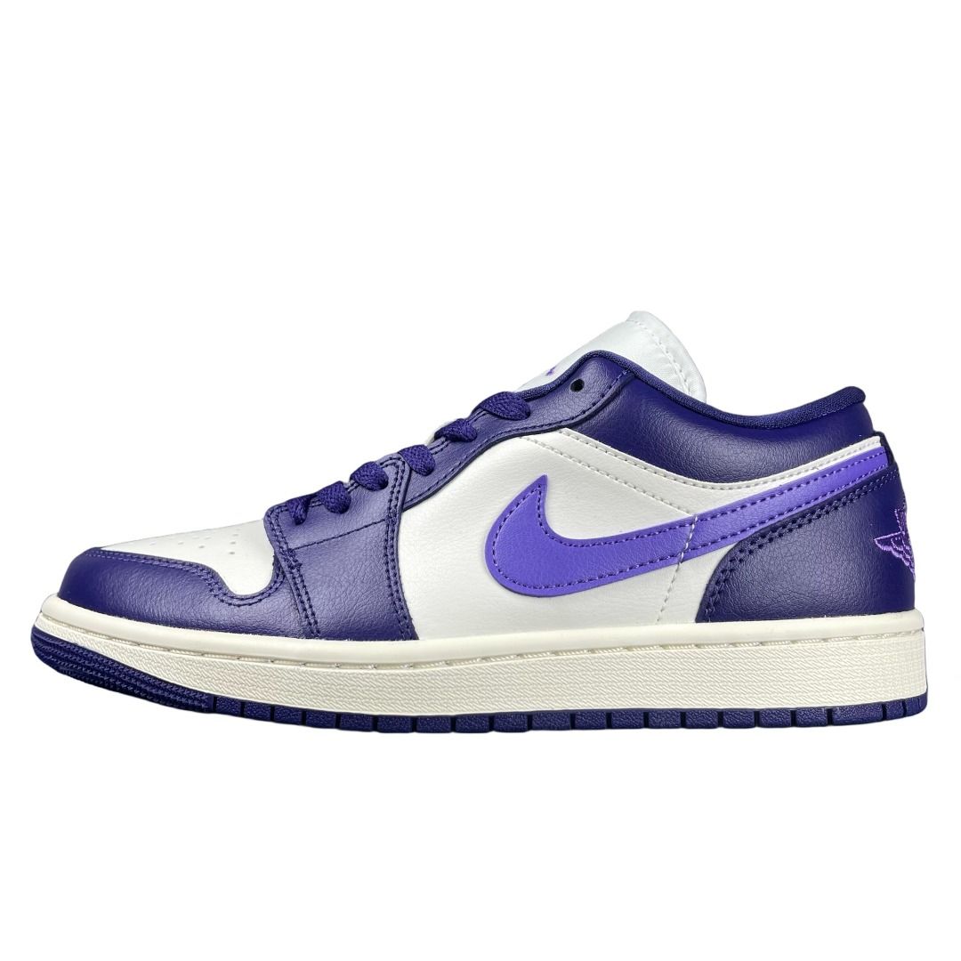 Purple white outlet basketball shoes