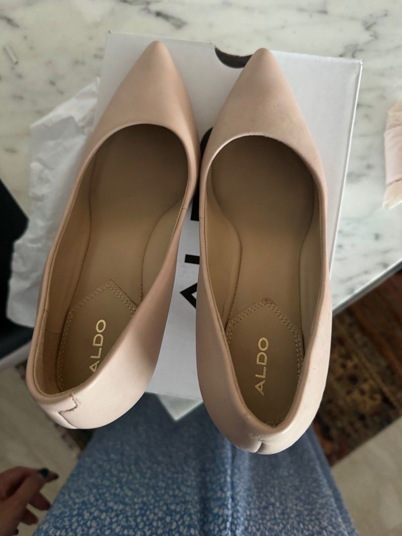 Aldo cream heels new arrivals