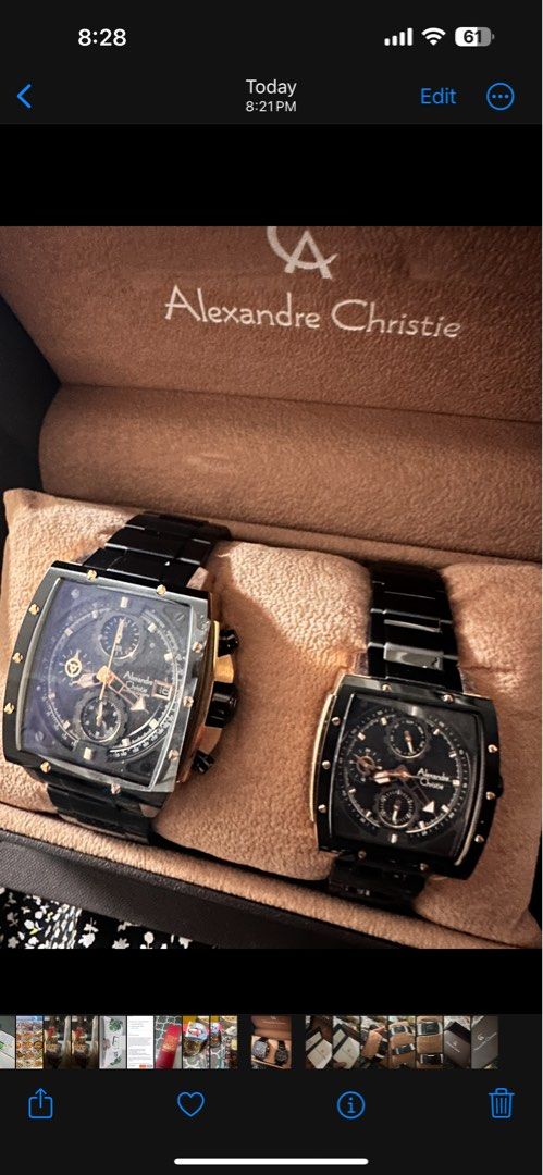Alexandre christie hotsell watch couple