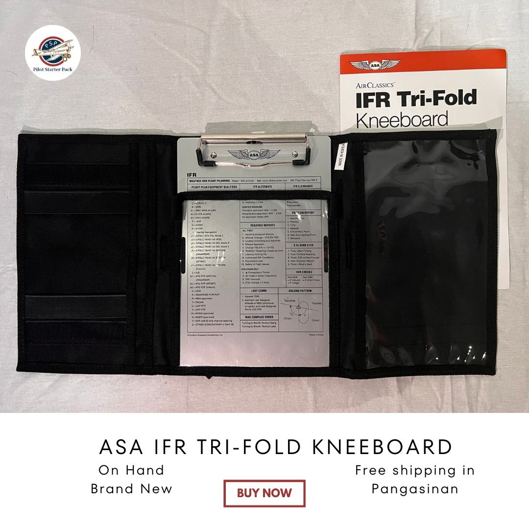 ASA IFR Trifold Kneeboard, Everything Else, Others on Carousell