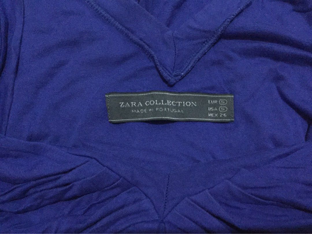 AUTH ZARA ROYAL BLUE DRESS #2024declutter (Category: Dresses) located in Manila. Submitted by helpme_declutter (Listing ID 1274559168, Image 2). Description: S on tags No flaws .
