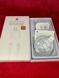 AUTHENTIC IPHONE 14 PRO MAX USB C TO LIGHTNING 20W