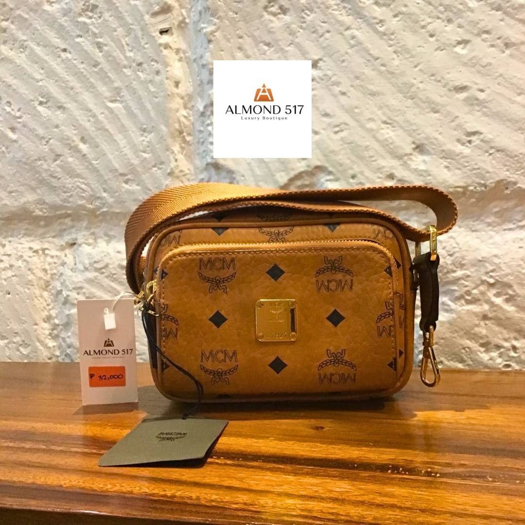 Authentic MCM Cognac 2 Way Bag (Category: Luxury Bags & Wallets) located in Dasmarinas. Submitted by reimac_almond517 (Listing ID 1274482948, Image 1). Description: 📣AVAILABLE IN SHOP📣 💯Authentic MCM Cognac 2 Way Bag ✨Inclusions: Long strap and Dustbag 💲Php 32,000 📩DM us for more detailed photos of this piece ✅ OFFERS LAYAWAY ✅ ACCEPTS CONSIGNMENT 📍 Visit us at 2nd Floor Serendra Retail Bonifacio Global City Taguig 🛍️OPEN DAILY 12 noon - 9